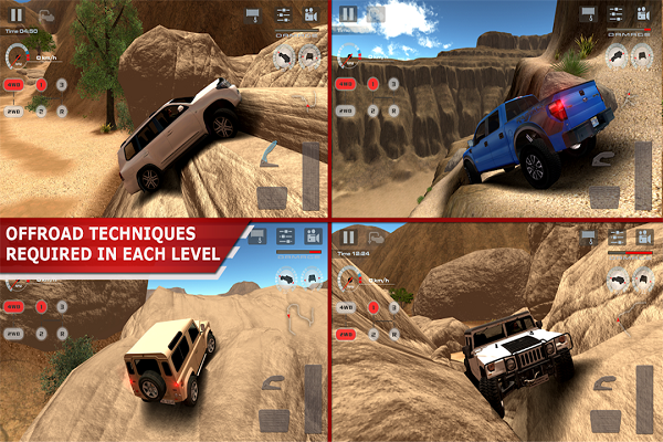 越野驾驶：沙漠中文破解版： 一款大型真实越野游戏