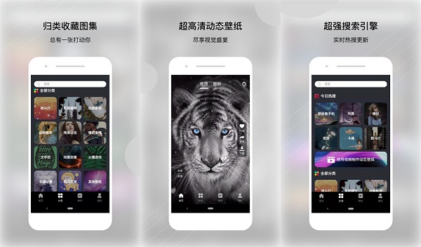 动态壁纸帝免费版：一款可以帮助用户朋友们带来更多精美手机桌面壁纸的美化软件